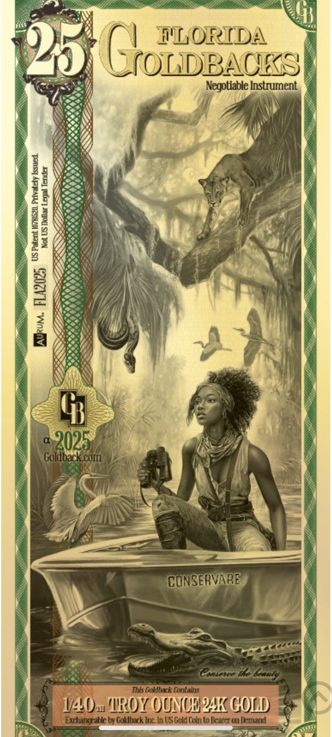 25 Florida Goldback (2025 ALPHA)