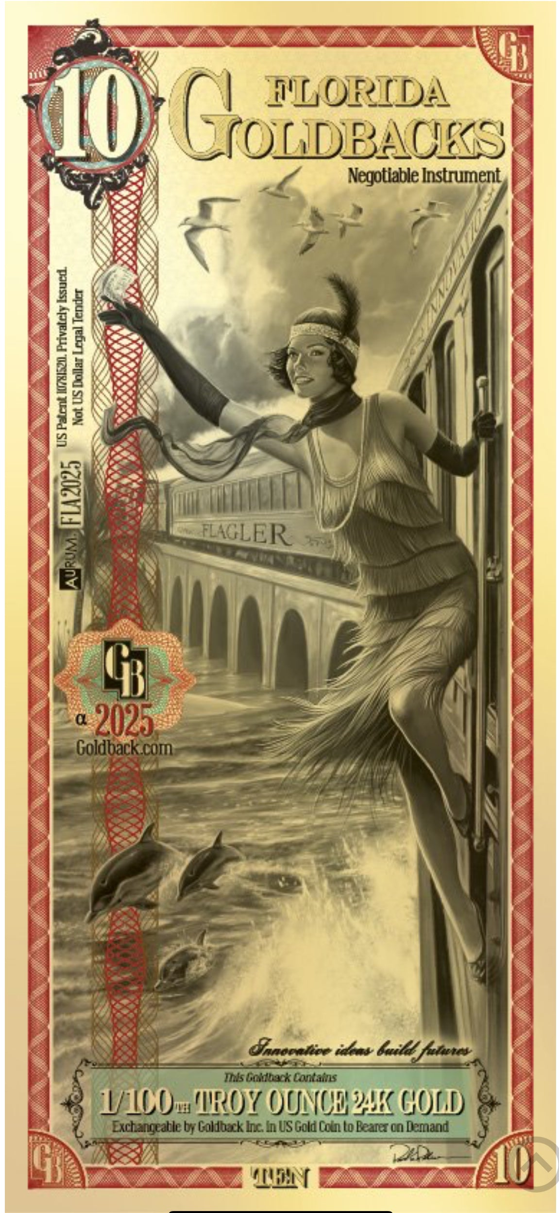10 Florida Goldback (2025 ALPHA)