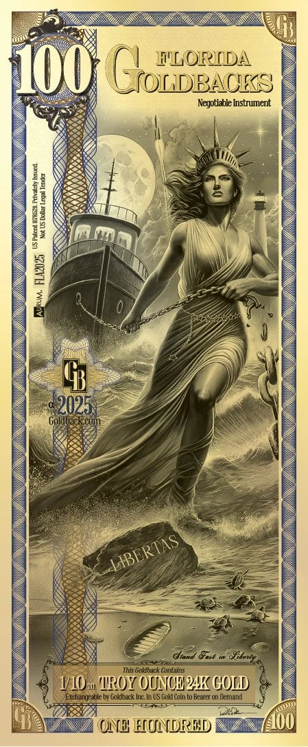100 Florida Goldback (2025 ALPHA)