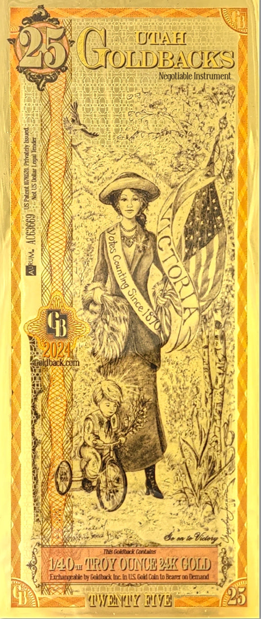 25 Utah Goldback ( 2024)