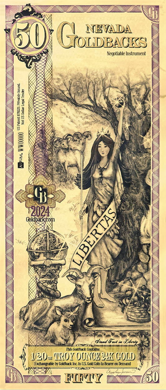 50 Nevada Goldback ( 2024)