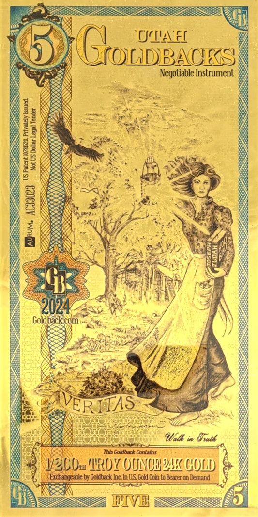 5 Utah Goldback ( 2024)