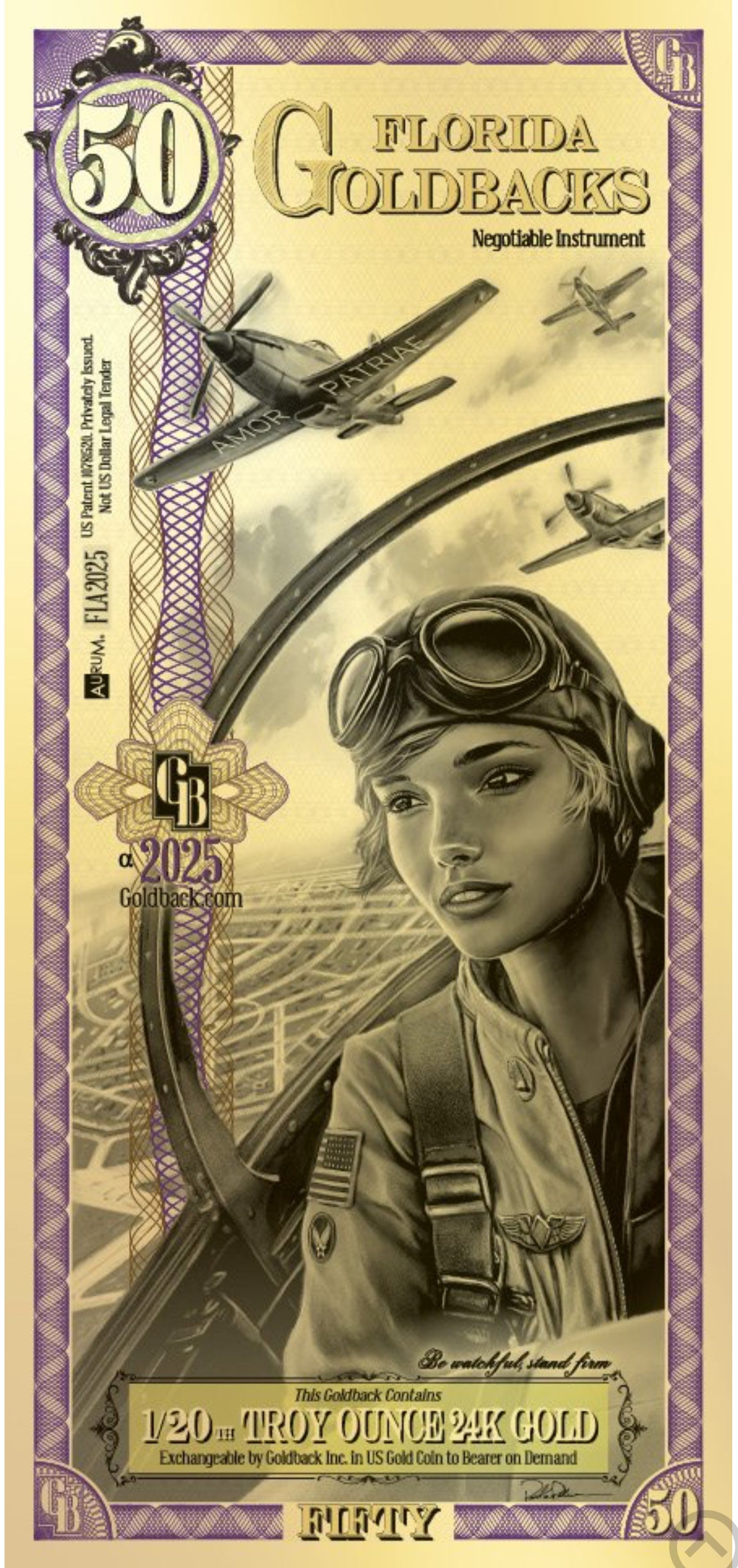 50 Florida Goldback (2025 ALPHA)