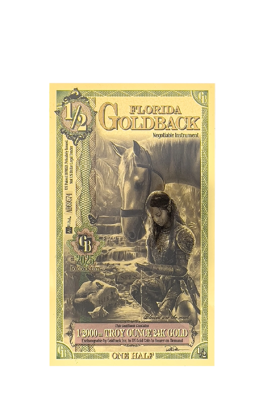 1/2 Florida Goldback (2025 ALPHA)