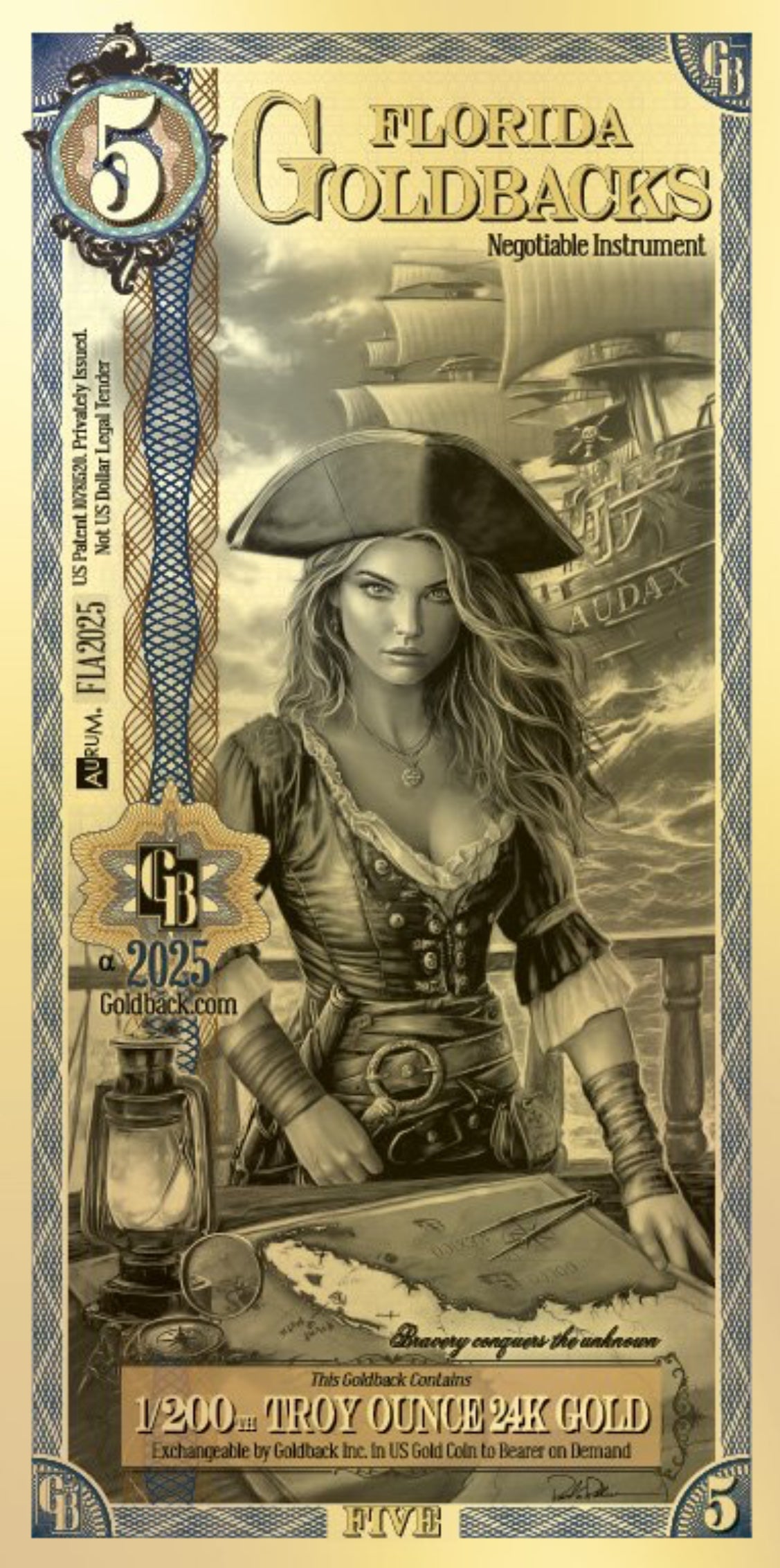 5 Florida Goldback (2025 ALPHA)